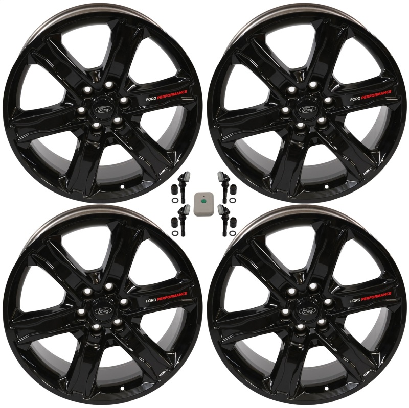 Ford F-150 Wheel Kit - Ford Racing - 22x9.5in - Gloss Black - `15-`23 Ford F-150 Wheel Kit - Ford Racing - 22x9.5in - Gloss Black - `15-`23